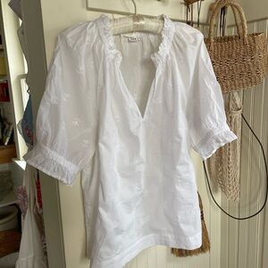 Gap Women's White Blouse large
